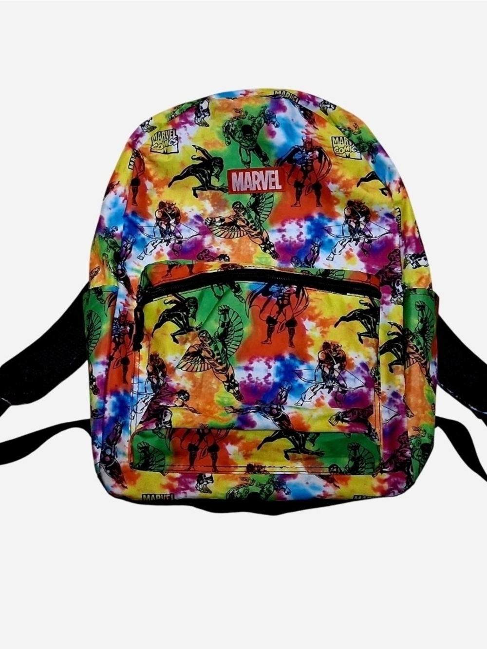 Marvel Unisex Tie-Dye Superhero Backpack For Kids Or Adults